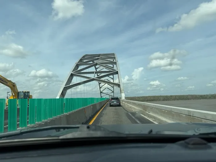 Quick snap of the bridge crossing at the Ohio River