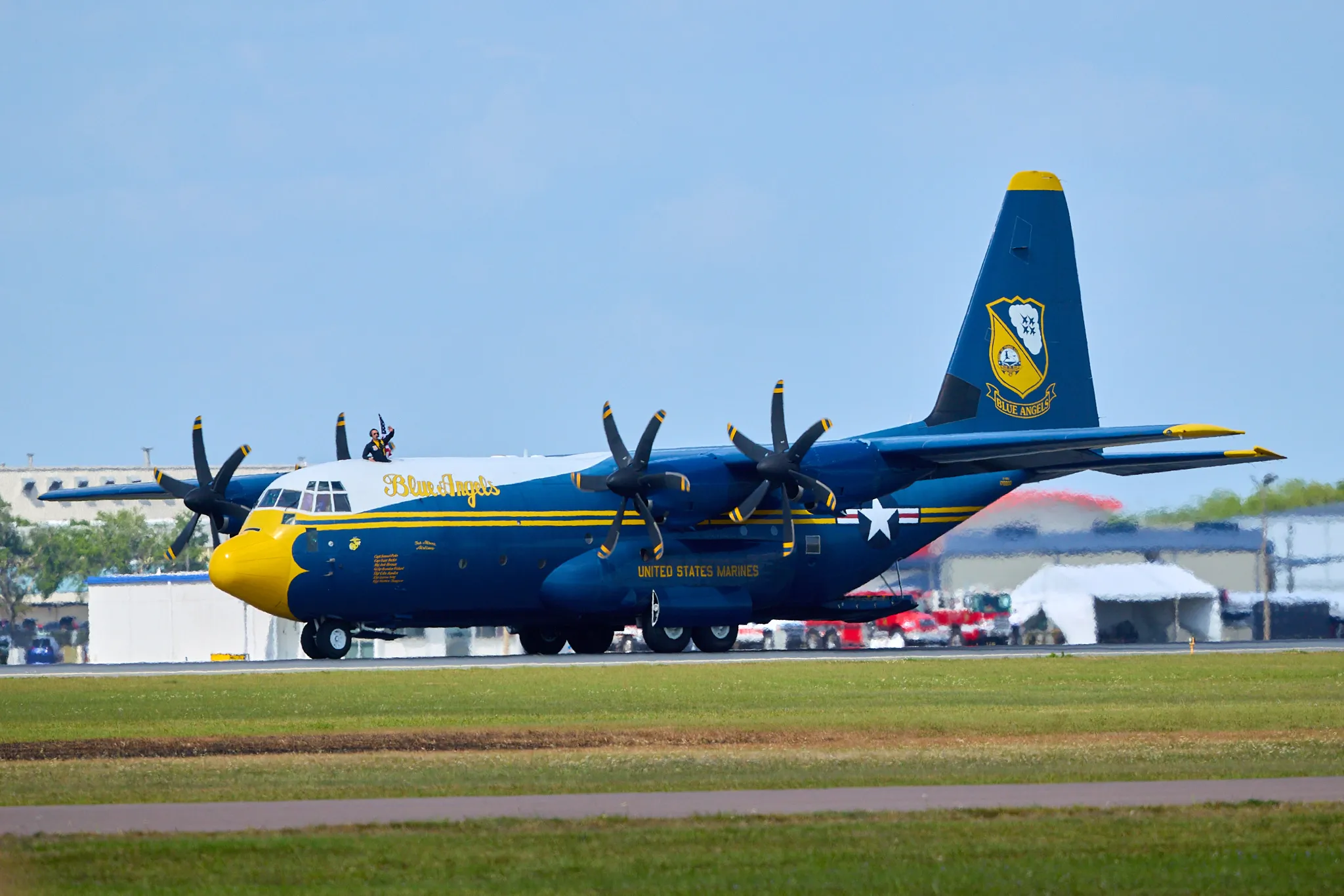 C-130 Fat Albert taxiing