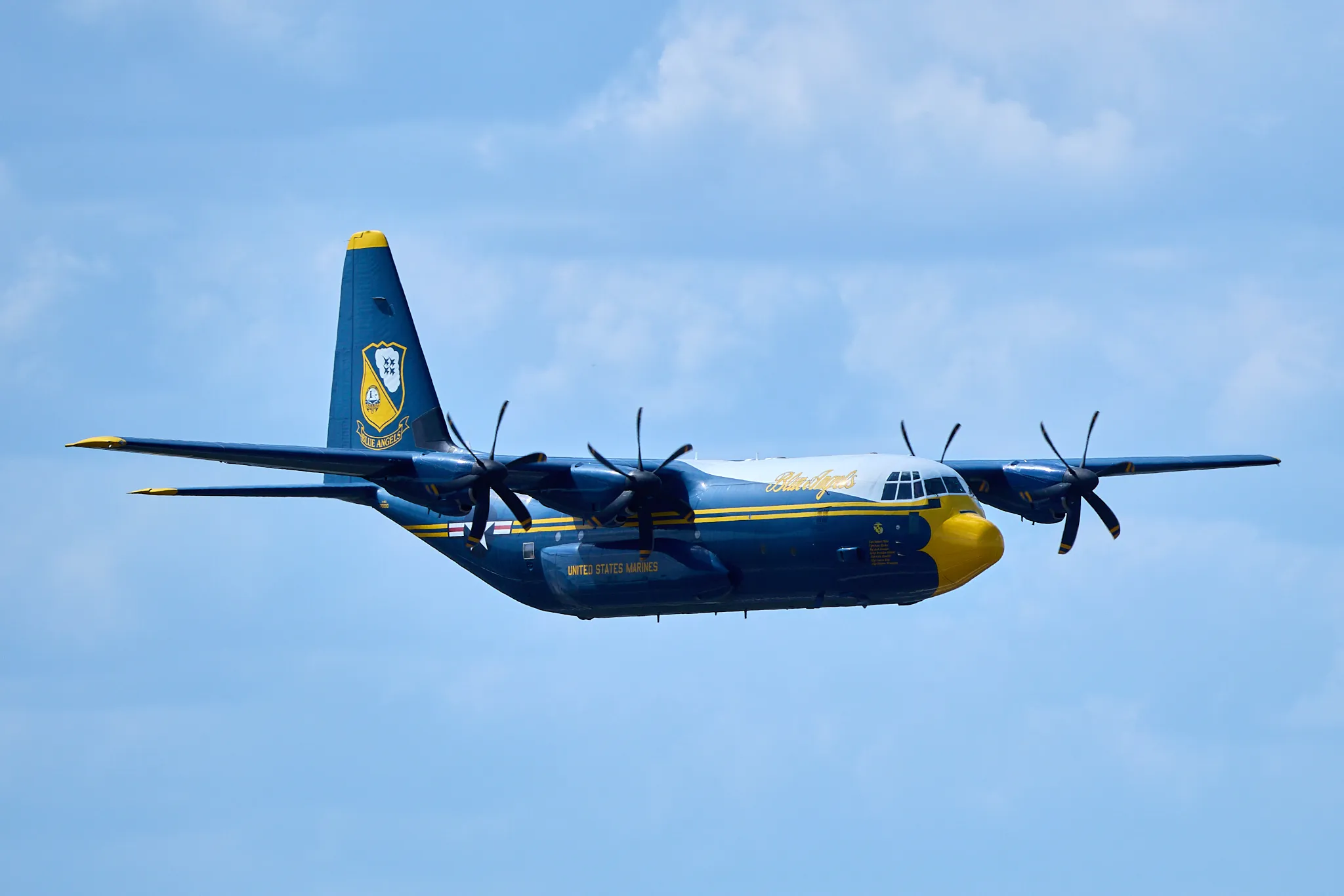 C-130 Fat Albert frozen in the air