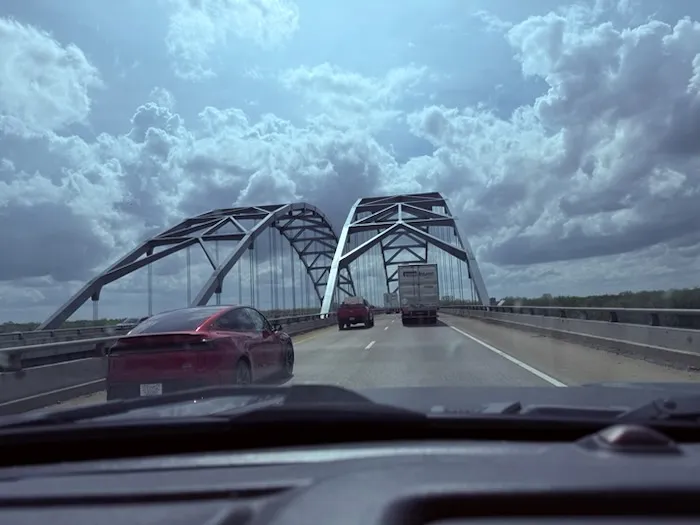 Quick snap of the bridge crossing at the Tennessee River